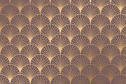 Papier Peint Coquille d'Or Rose 