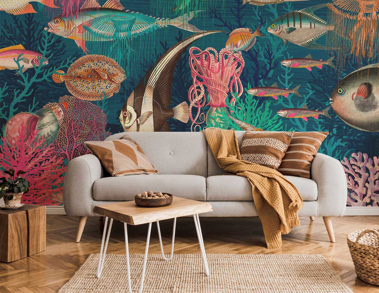 Décor Panoramique Monde Sous-Marin