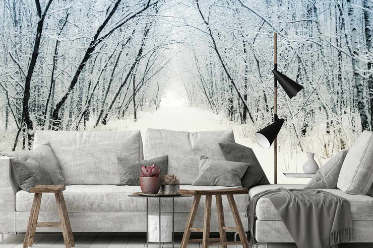 Winter Alley Wallpaper Mural