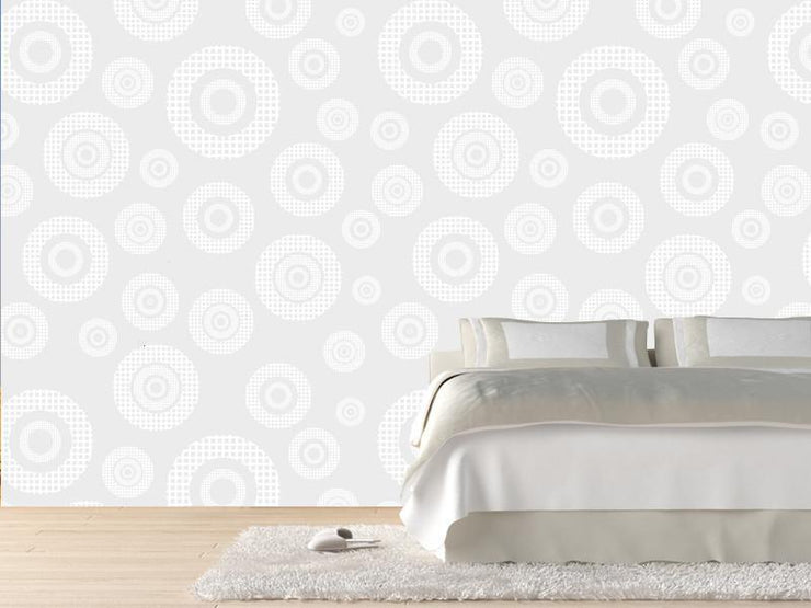 Abstract circles pattern Wall Mural-Patterns-Eazywallz