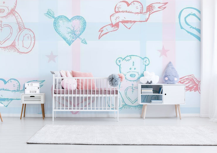 Papier Peint Petit Bébé Ours 