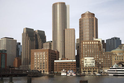 Boston skyline Wall Mural-Cityscapes-Eazywallz