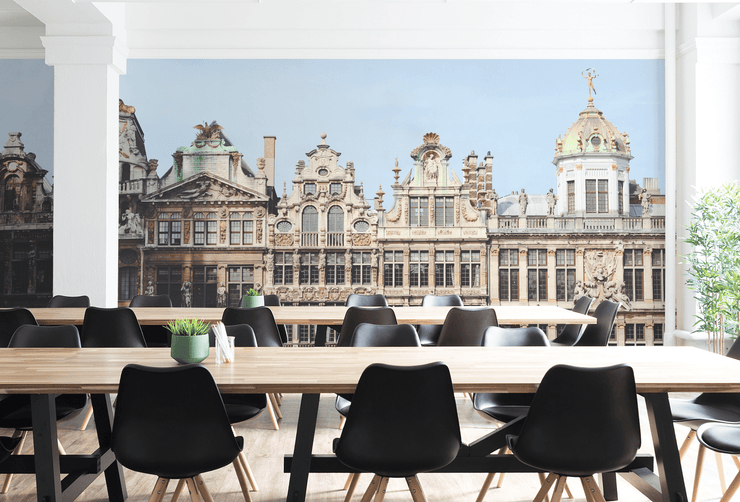 Brussels Architectural Wall Mural-Buildings & Landmarks-Eazywallz