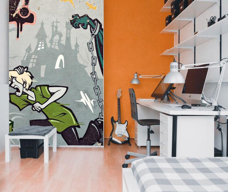 Cartoon Street Art Wall Mural-Urban-Eazywallz