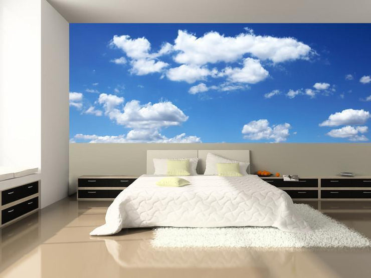 Clouds in the Sky Wall Mural-Landscapes & Nature,Panoramic-Eazywallz