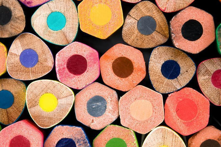 Colorful Crayons Wall Mural-Arts,Abstract,Macro-Eazywallz