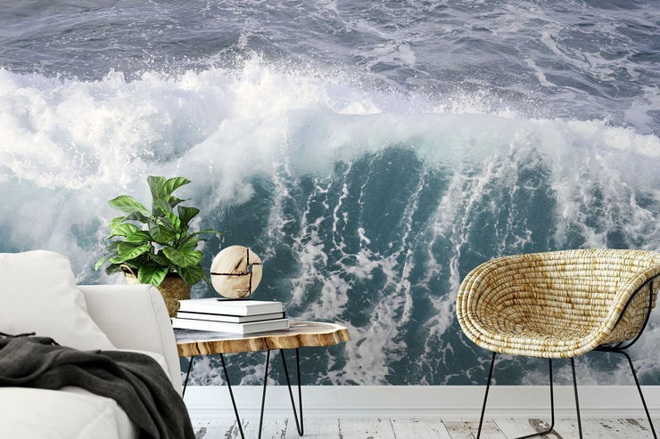 Deep Crashing Waves Wall Mural-Tropical & Beach-Eazywallz