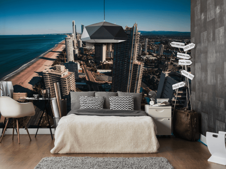 Gold Coast, Australia Wall Mural-Cityscapes-Eazywallz