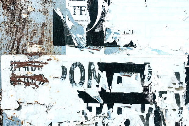 Grunge Poster 2 Mural Wallpaper-Urban,Textures,Modern Graphics-Eazywallz