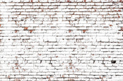 Grunge White Brick Wall Mural-Textures-Eazywallz