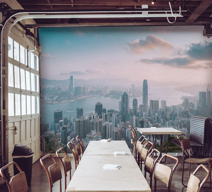 Hong Kong Island Wall Mural-Cityscapes-Eazywallz