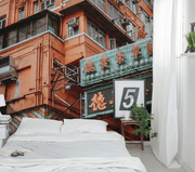 Hong Kong Market Wall Mural-Abstract,Urban-Eazywallz