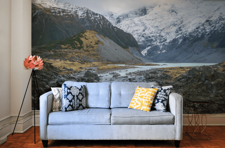 Hooker Lake, New Zealand Wall Mural-Landscapes & Nature-Eazywallz