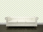 Lime waves pattern Wall Mural-Patterns-Eazywallz
