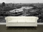 London Wall Mural-Black & White,Cityscapes,Best Rated Murals-Eazywallz