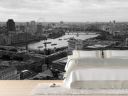 London Wall Mural-Black & White,Cityscapes,Best Rated Murals-Eazywallz