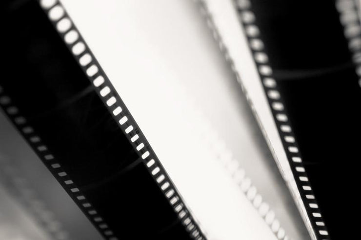 Movie filmstrips Wall Mural-Arts,Black & White,Macro-Eazywallz