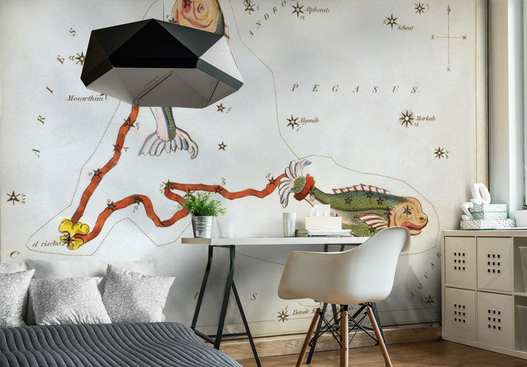 Pisces Wall Mural-astrology-Eazywallz