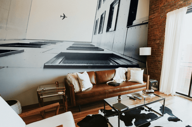 Plane Overhead Wall Mural-Transportation-Eazywallz