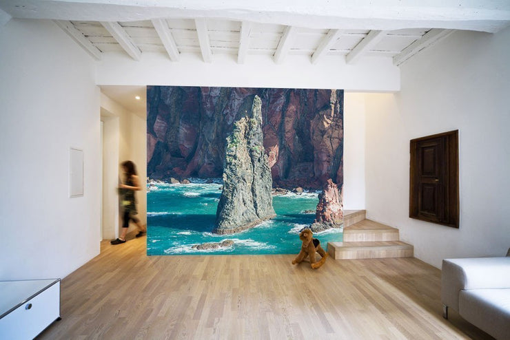 Rocks & Cliffs Wall Mural-Tropical & Beach-Eazywallz