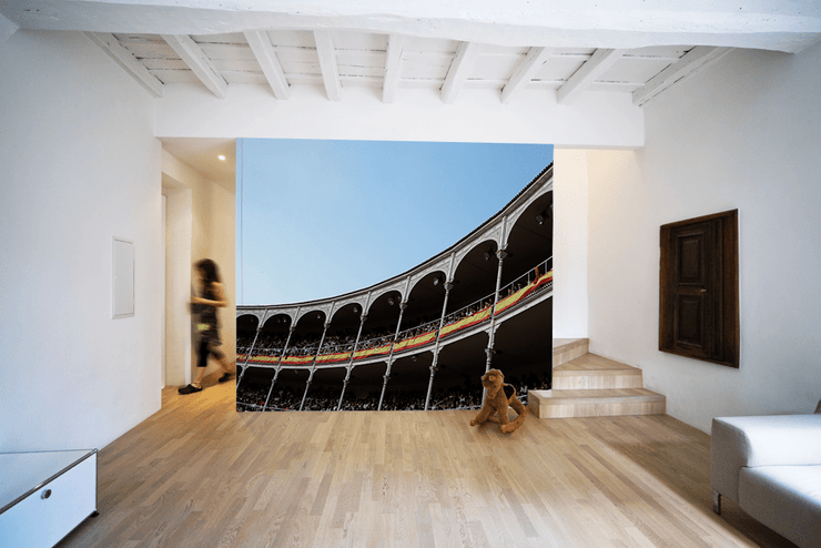 Spanish Bull Fight Arena Wall Mural-Buildings & Landmarks-Eazywallz