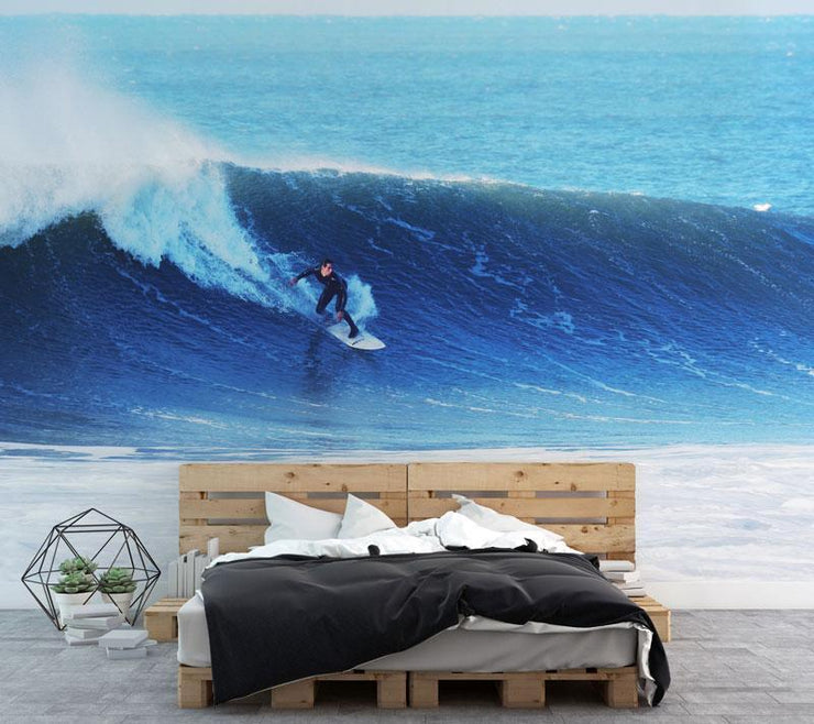 Surfing the Wave Wall Mural-Sports-Eazywallz