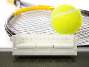 Tennis ball and racket Wall Mural-Sports-Eazywallz