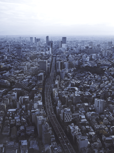 Tokyo City View Wall Mural-Cityscapes-Eazywallz