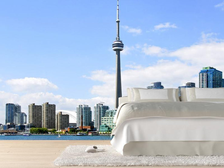 Toronto harbor skyline Wall Mural-Buildings & Landmarks,Cityscapes-Eazywallz