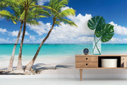 Tropical Beach Scene Wallpaper Mural-Tropical & Beach-Eazywallz