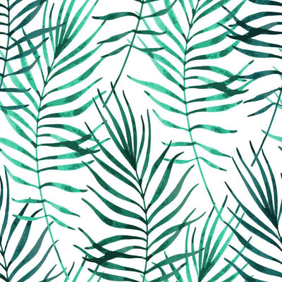 Papier Peint Watercolor Palm Leaves
