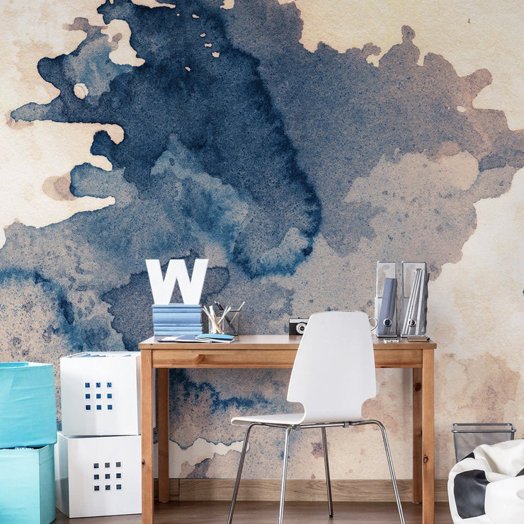 Water Colour Wall Mural-Arts-Eazywallz