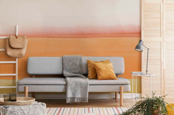 Citrus Twist Colour Block Wallpaper Mural