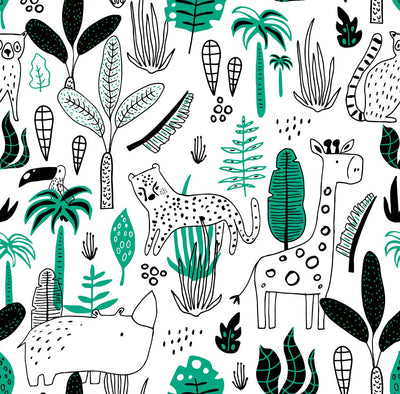 Jungle Family Wallpaper