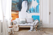 Mixed Acrylic Paint Wall Mural