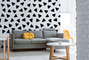 Dotted Triangle Wallpaper Mural