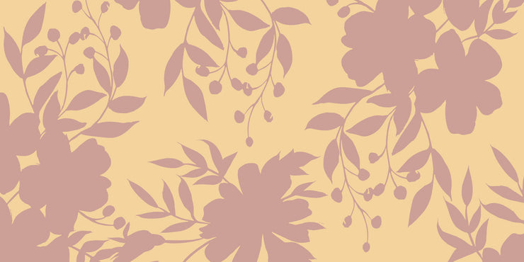 Sorbet Vintage Bouquet Wall Mural