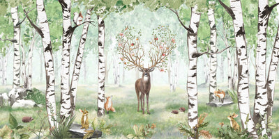 Amazing Antlers -Summer- Wall Mural