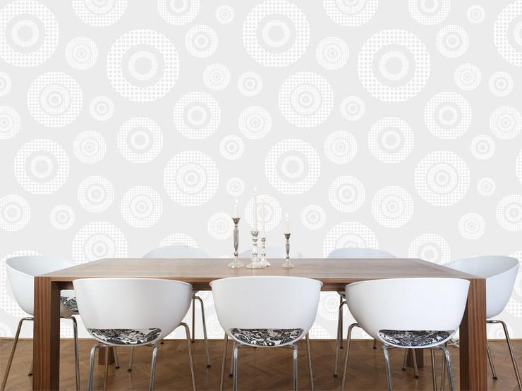 Abstract circles pattern Wall Mural-Patterns-Eazywallz