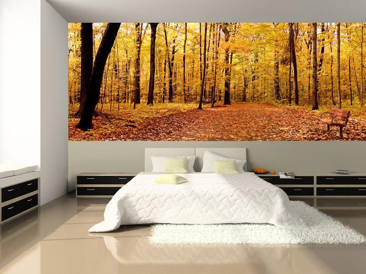 Autumn Panorama wall Mural Wall Mural-Landscapes & Nature,Panoramic-Eazywallz