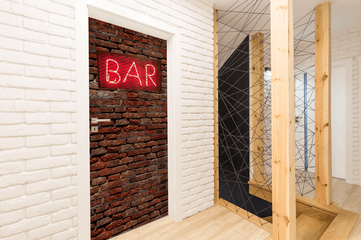 Bar Entrance Door Mural-Urban-Eazywallz