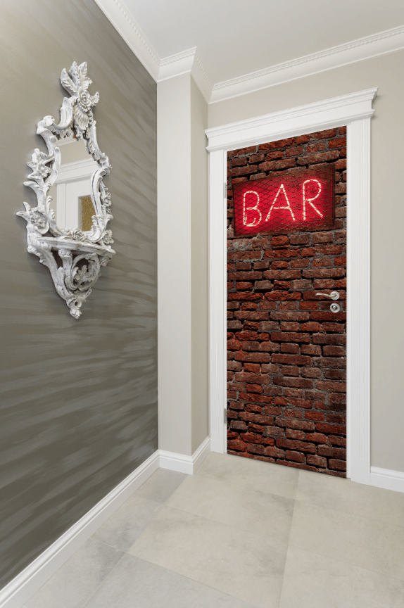 Bar Entrance Door Mural-Urban-Eazywallz