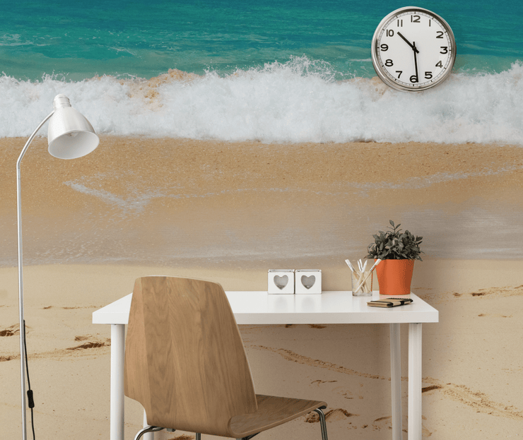 Beach Shore Close up Wall Mural-Tropical & Beach-Eazywallz