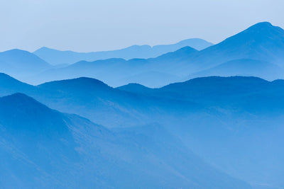 Blue Mountain Landscape Mural Wallpaper-Landscapes & Nature-Eazywallz