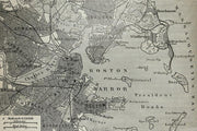 Boston Harbor Map Wall Mural-Maps-Eazywallz
