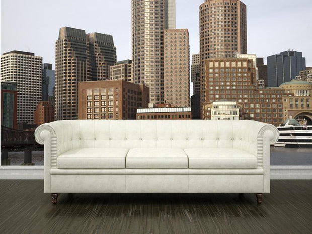 Boston skyline Wall Mural-Cityscapes-Eazywallz