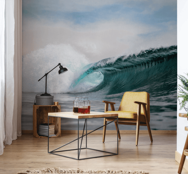 Breaking Ocean Wave Wall Mural-Tropical & Beach-Eazywallz