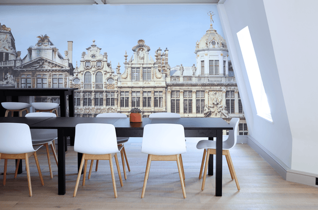 Brussels Architectural Wall Mural-Buildings & Landmarks-Eazywallz