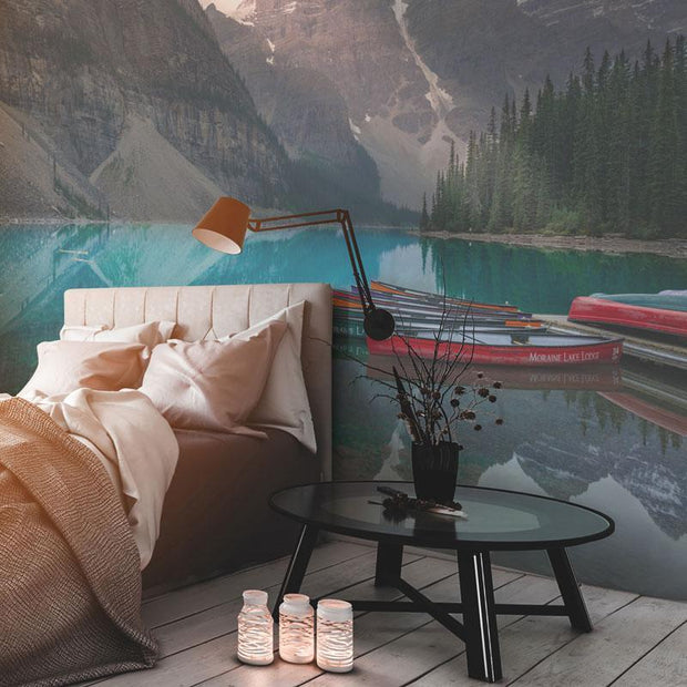 Calm Morning on Moraine Lake Wall Mural-Landscapes & Nature-Eazywallz