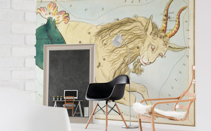 Capricorn Wall Mural-astrology-Eazywallz